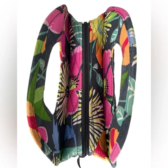 Vera Bradley Jazzy Blooms Insulated Lunch Box Bag Vibrant Floral Lunch Bunch - Picture 9 of 13